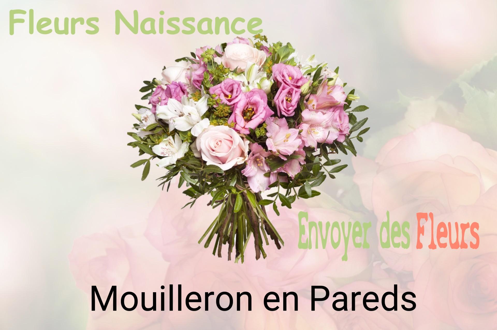 Bouquet de fleurs de naissance livré à Mouilleron-en-Pareds