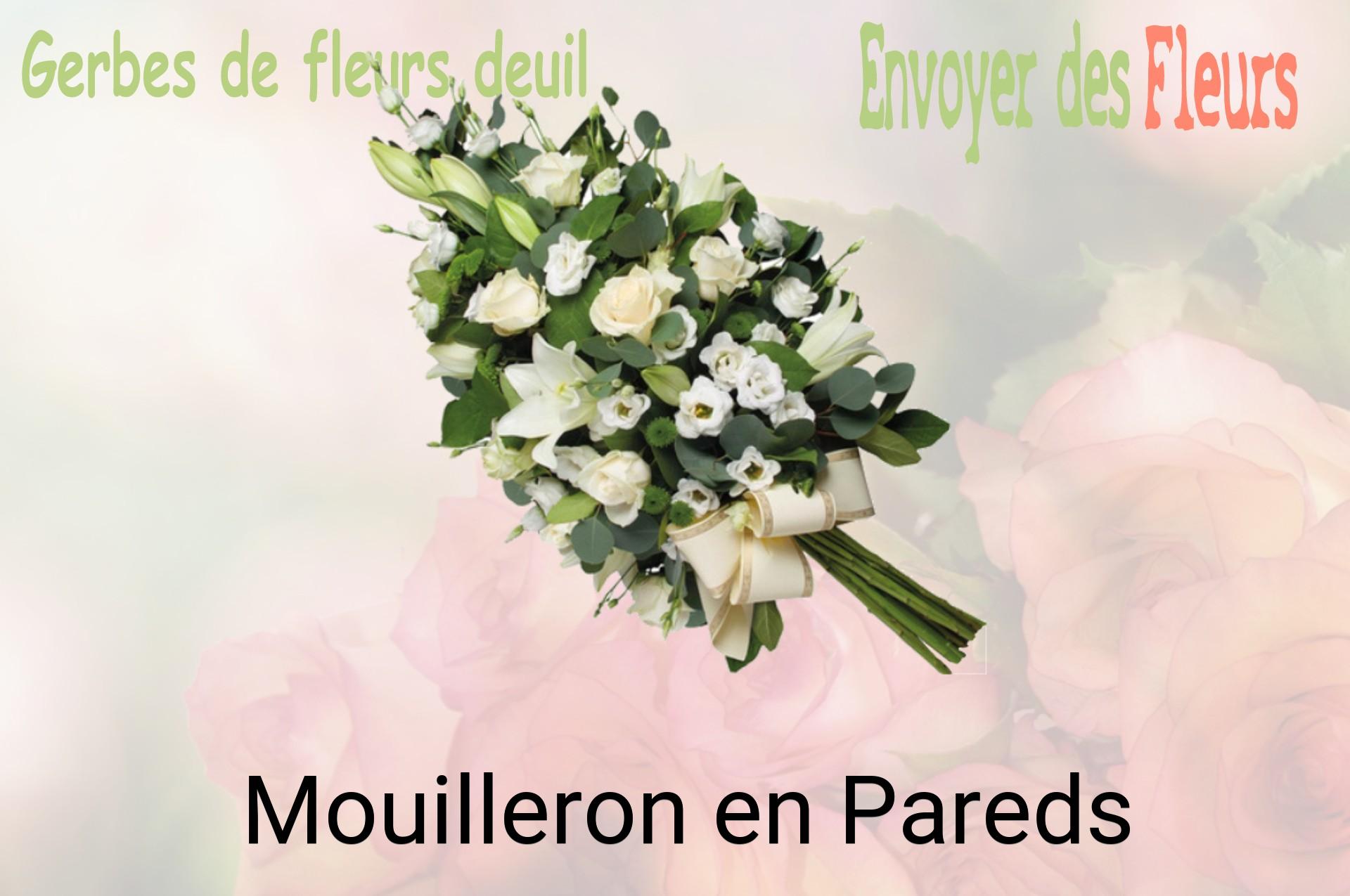 Gerbe de fleurs de deuil livrée à Mouilleron-en-Pareds